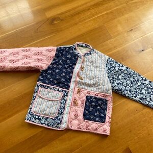 Floral Patchwork Quilted Jacket
